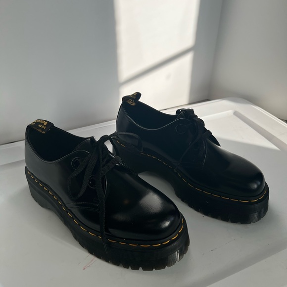 Doc martens platform Holly black shoes size 10 (us) - Picture 2 of 16